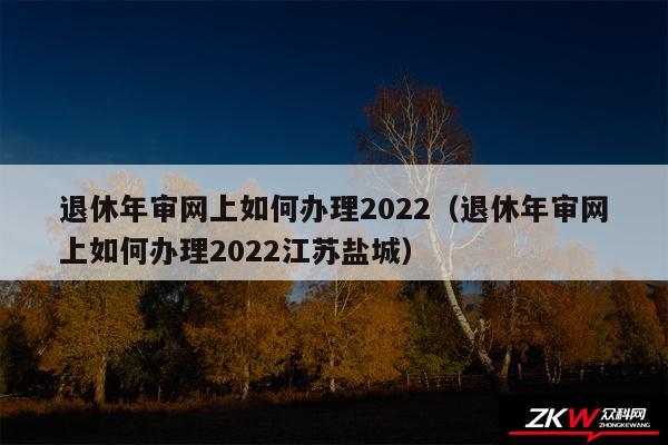 退休年审网上如何办理2024以及退休年审网上如何办理2024江苏盐城