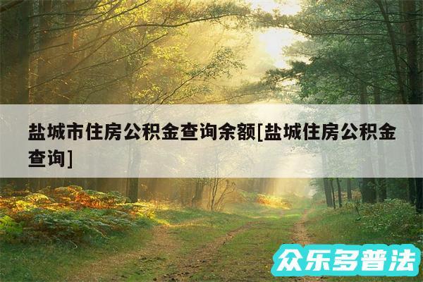 盐城市住房公积金查询余额及盐城住房公积金查询