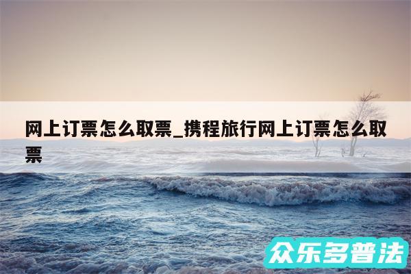 网上订票怎么取票_携程旅行网上订票怎么取票
