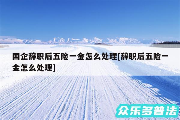 国企辞职后五险一金怎么处理及辞职后五险一金怎么处理