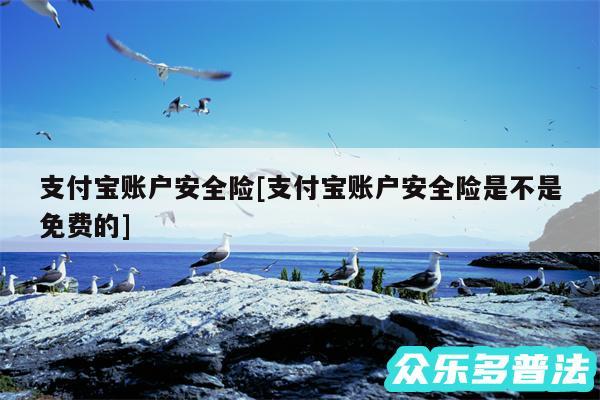 支付宝账户安全险及支付宝账户安全险是不是免费的