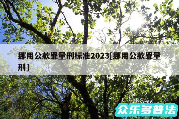 挪用公款罪量刑标准2024及挪用公款罪量刑