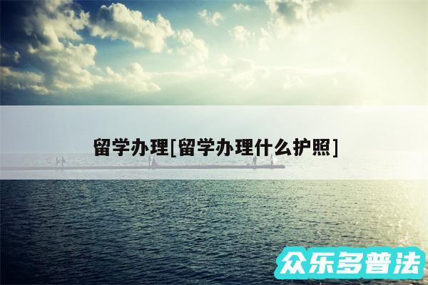 留学办理及留学办理什么护照