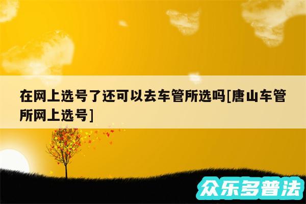 在网上选号了还可以去车管所选吗及唐山车管所网上选号