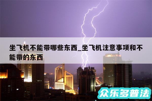 坐飞机不能带哪些东西_坐飞机注意事项和不能带的东西