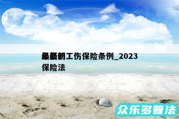 最新的工伤保险条例_2024
年最新工伤保险法