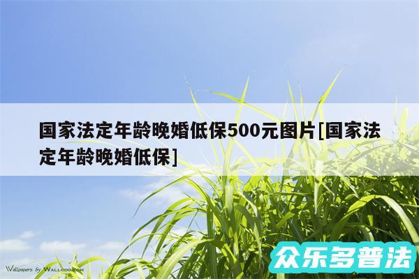 国家法定年龄晚婚低保500元图片及国家法定年龄晚婚低保