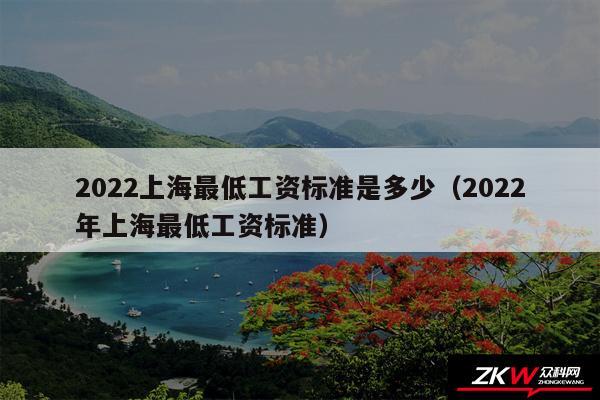 2024上海最低工资标准是多少以及2024年上海最低工资标准