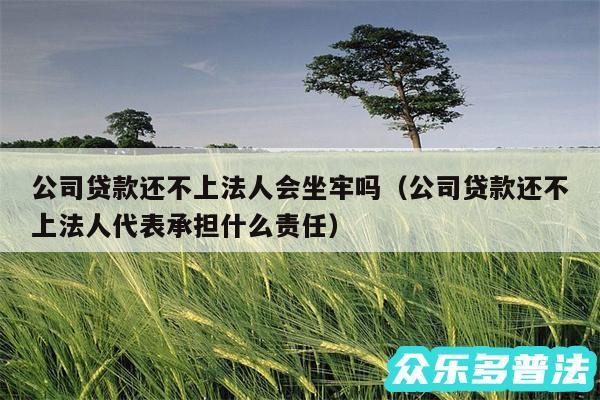 公司贷款还不上法人会坐牢吗以及公司贷款还不上法人代表承担什么责任