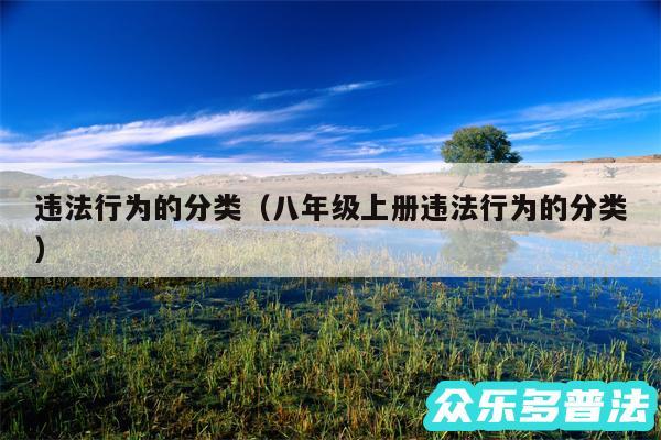 违法行为的分类以及八年级上册违法行为的分类