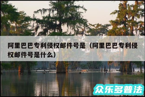 阿里巴巴专利侵权邮件号是以及阿里巴巴专利侵权邮件号是什么