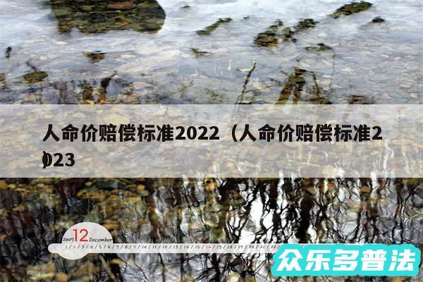 人命价赔偿标准2024以及人命价赔偿标准2024
