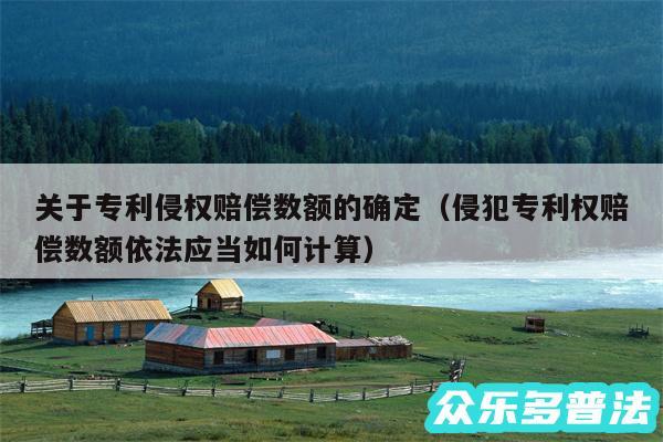 关于专利侵权赔偿数额的确定以及侵犯专利权赔偿数额依法应当如何计算