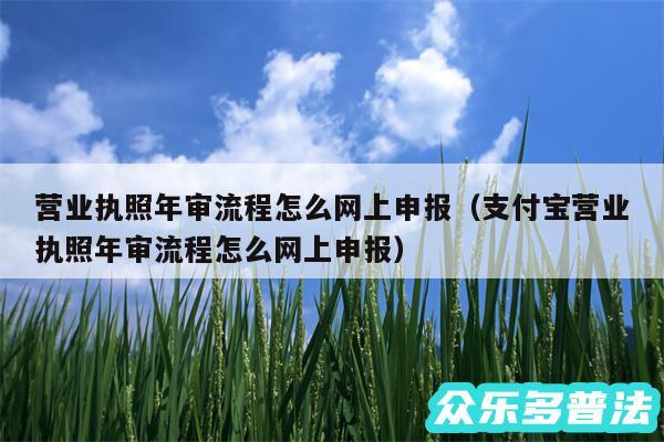 营业执照年审流程怎么网上申报以及支付宝营业执照年审流程怎么网上申报