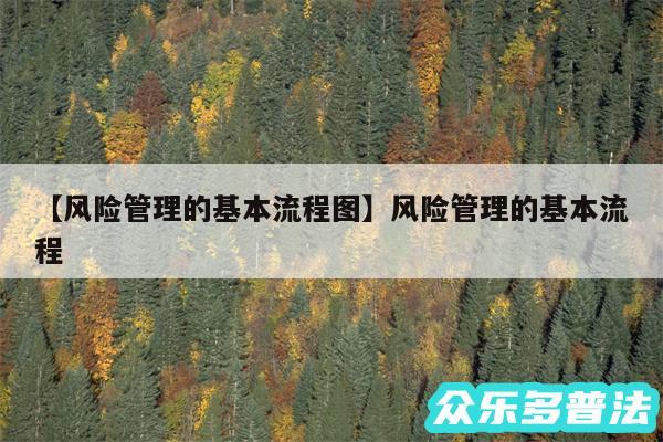 风险管理的基本流程图还有风险管理的基本流程