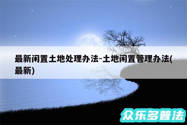 最新闲置土地处理办法-土地闲置管理办法(最新)