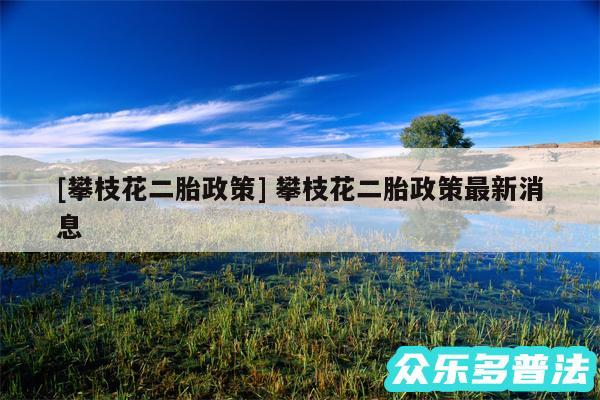 及攀枝花二胎政策 攀枝花二胎政策最新消息