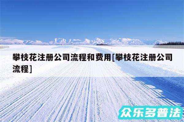 攀枝花注册公司流程和费用及攀枝花注册公司流程