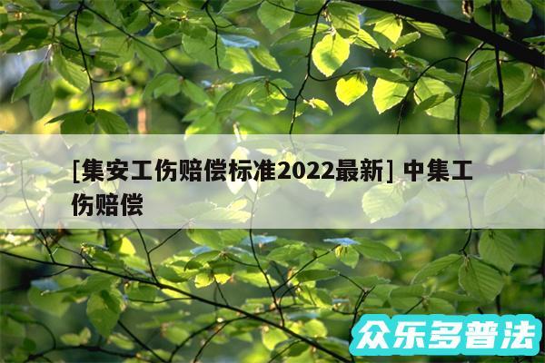 及集安工伤赔偿标准2024最新 中集工伤赔偿