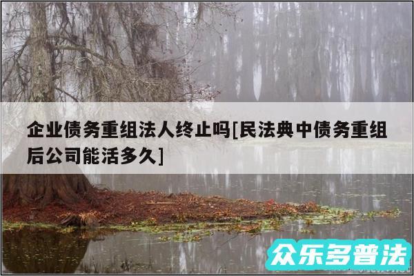 企业债务重组法人终止吗及民法典中债务重组后公司能活多久