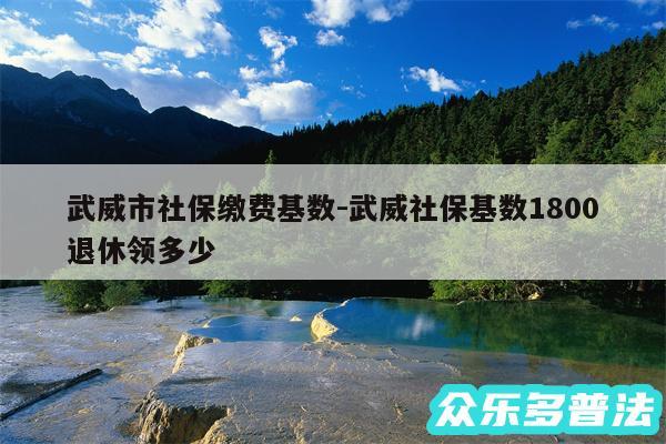 武威市社保缴费基数-武威社保基数1800退休领多少