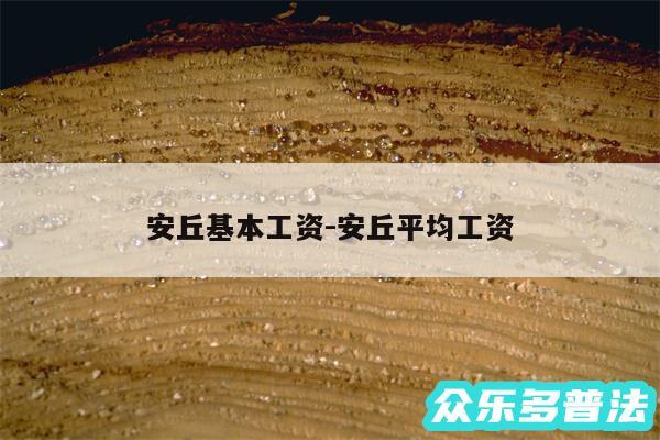 安丘基本工资-安丘平均工资