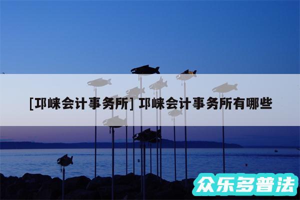 及邛崃会计事务所 邛崃会计事务所有哪些