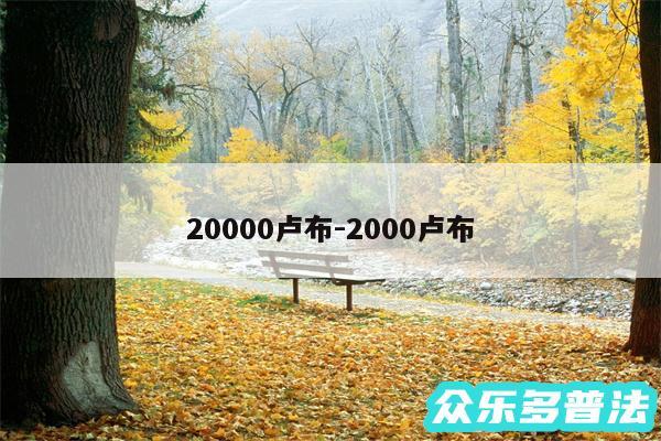 20000卢布-2000卢布