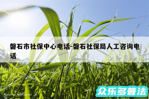 磐石市社保中心电话-磐石社保局人工咨询电话