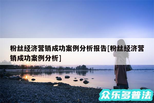 粉丝经济营销成功案例分析报告及粉丝经济营销成功案例分析