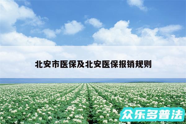 北安市医保及北安医保报销规则