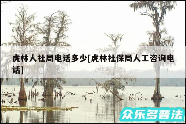 虎林人社局电话多少及虎林社保局人工咨询电话