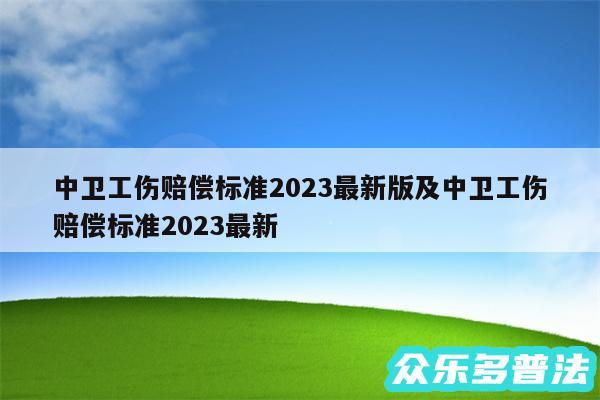 中卫工伤赔偿标准2024最新版及中卫工伤赔偿标准2024最新