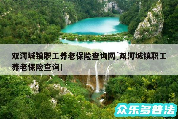 双河城镇职工养老保险查询网及双河城镇职工养老保险查询