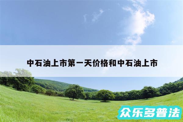 中石油上市第一天价格和中石油上市