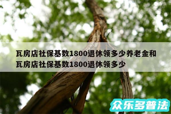 瓦房店社保基数1800退休领多少养老金和瓦房店社保基数1800退休领多少