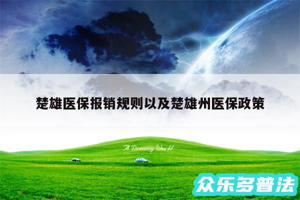 楚雄医保报销规则以及楚雄州医保政策