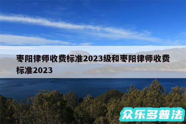 枣阳律师收费标准2024级和枣阳律师收费标准2024