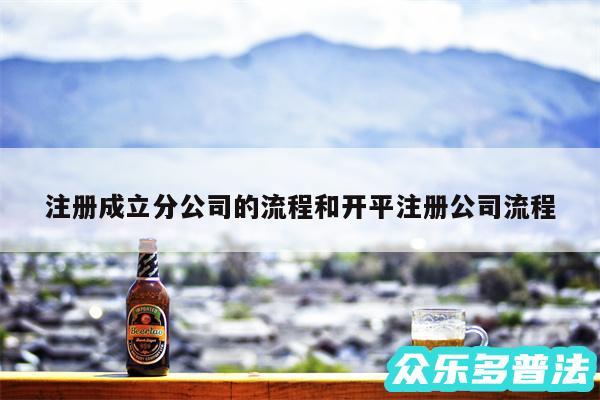 注册成立分公司的流程和开平注册公司流程