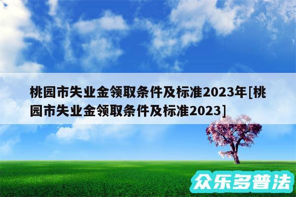 桃园市失业金领取条件及标准2024年及桃园市失业金领取条件及标准2024