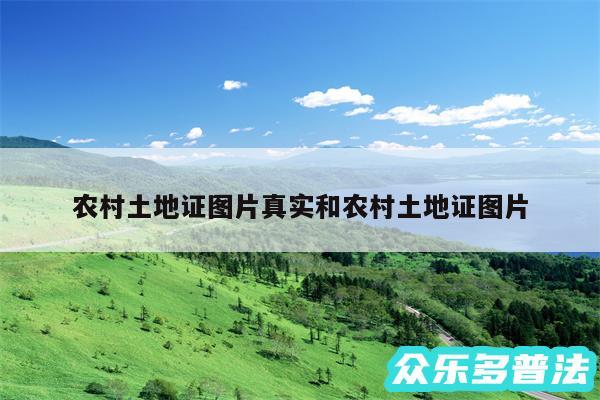农村土地证图片真实和农村土地证图片