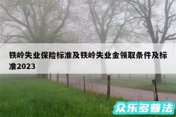 铁岭失业保险标准及铁岭失业金领取条件及标准2024