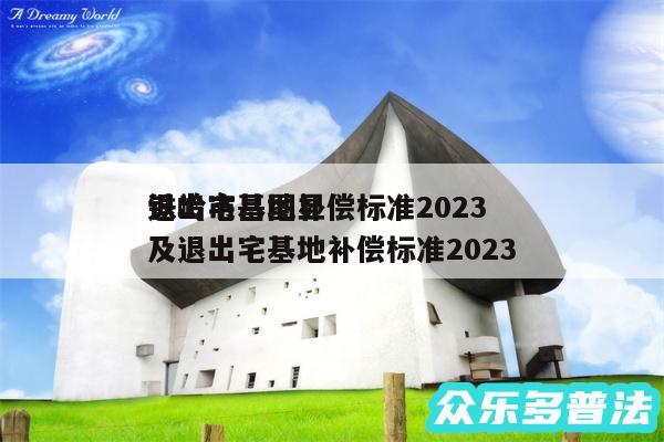 退出宅基地补偿标准2024
铁岭市昌图显及退出宅基地补偿标准2024
