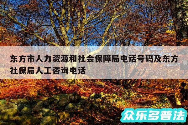 东方市人力资源和社会保障局电话号码及东方社保局人工咨询电话