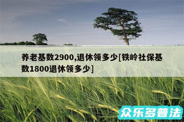 养老基数2900,退休领多少及铁岭社保基数1800退休领多少