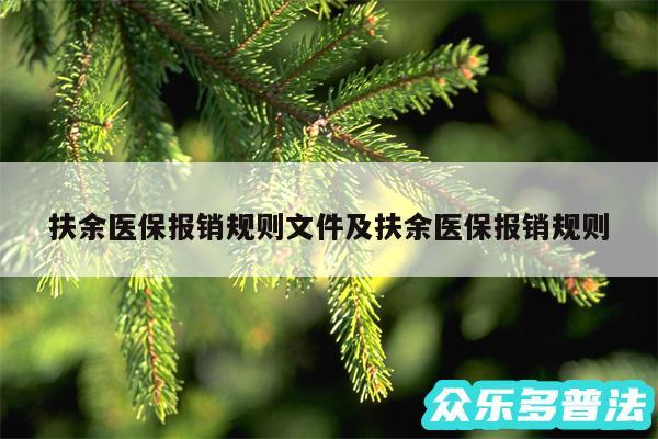 扶余医保报销规则文件及扶余医保报销规则