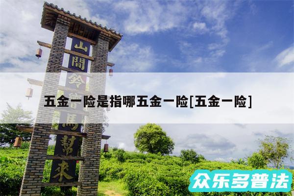 五金一险是指哪五金一险及五金一险