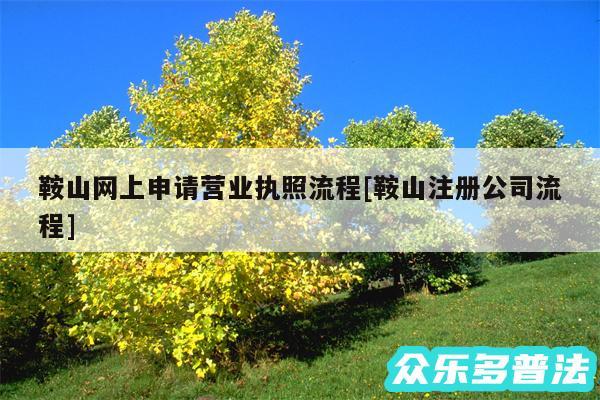 鞍山网上申请营业执照流程及鞍山注册公司流程