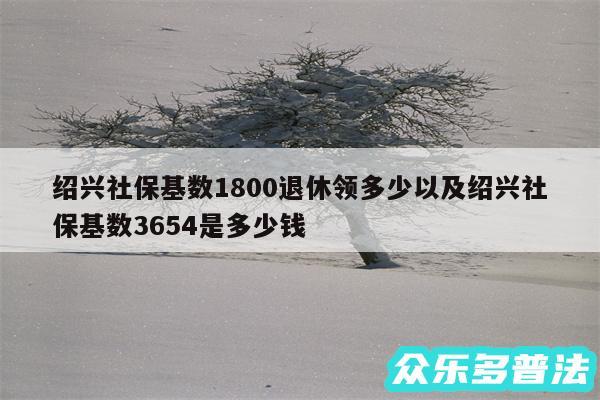 绍兴社保基数1800退休领多少以及绍兴社保基数3654是多少钱