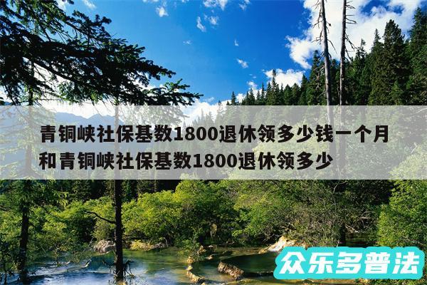 青铜峡社保基数1800退休领多少钱一个月和青铜峡社保基数1800退休领多少